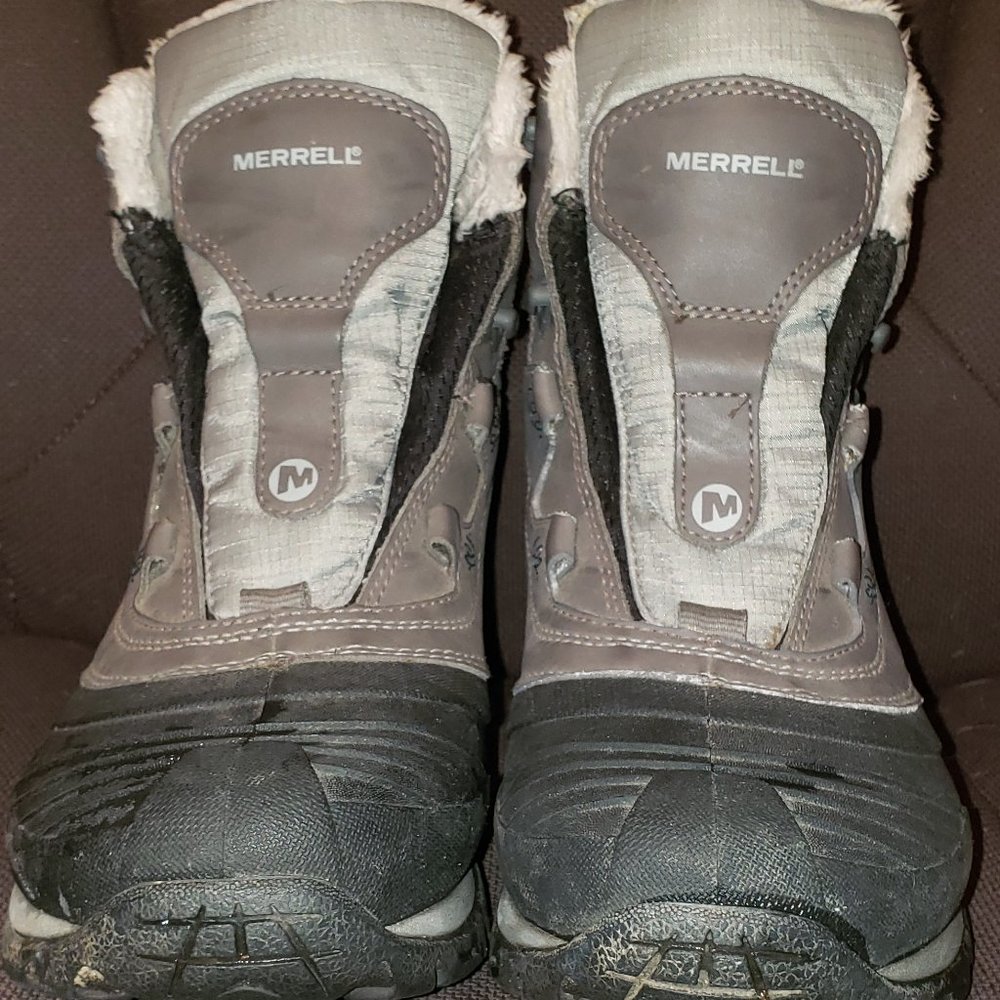 Merrell Opti-Warm Insulated 200 Gram Waterproof Hiking Boots Charcoal Size 7